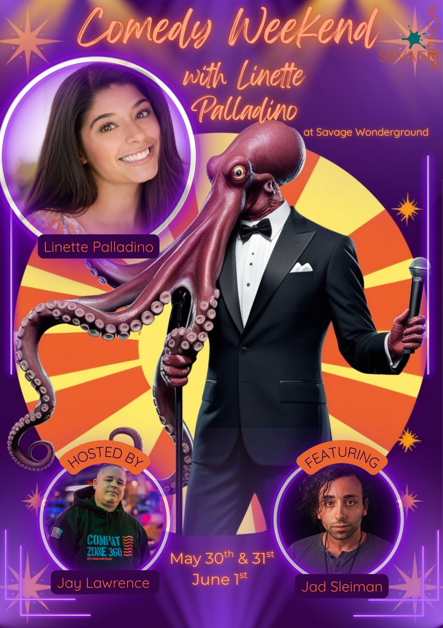 Comedy Weekend (12 x 17 in) - 1