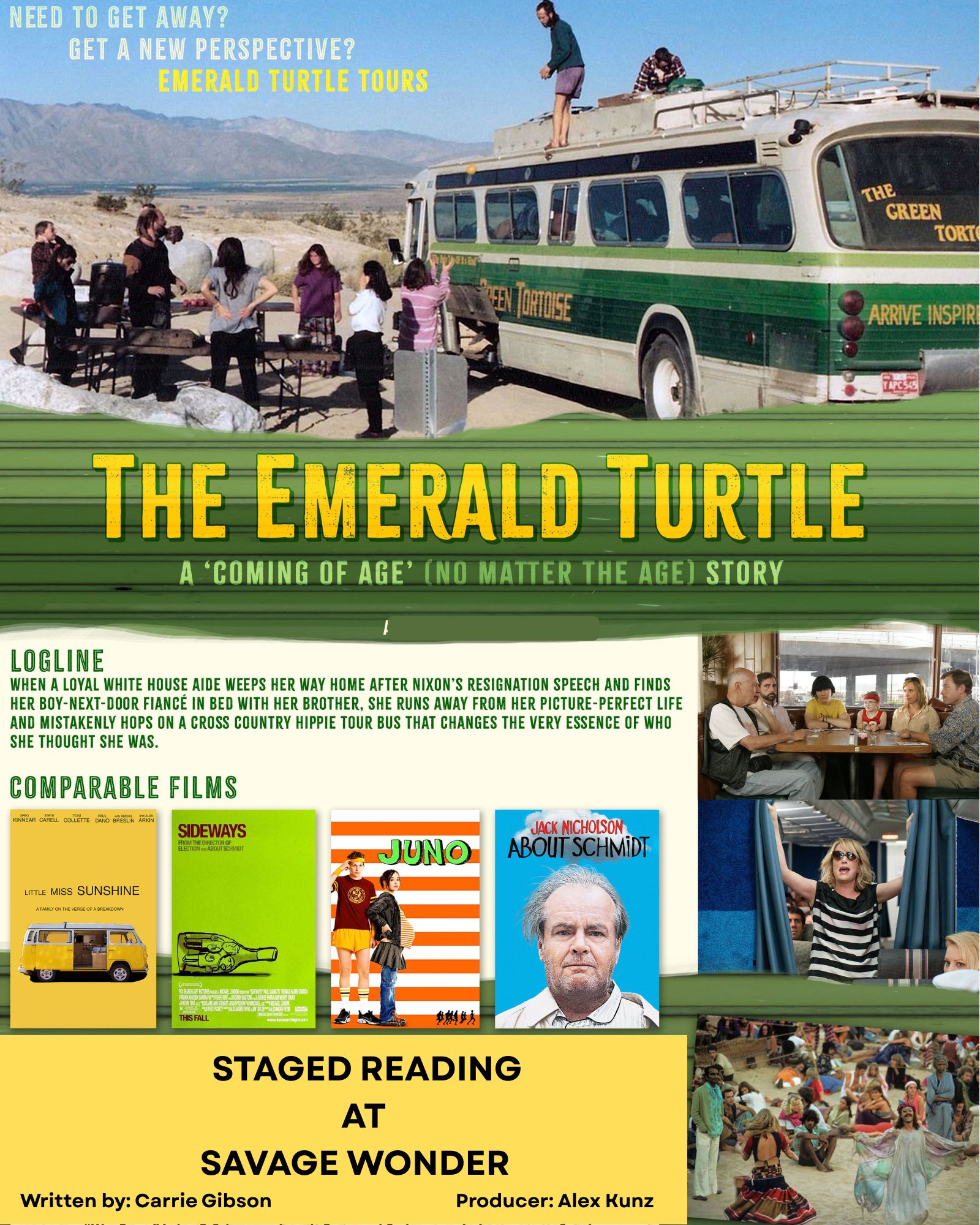 Emerald Turtle Evergreen Poster
